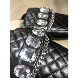 Mari A Comform Foam Faux Leather Diamonds sz 8.5 NWT